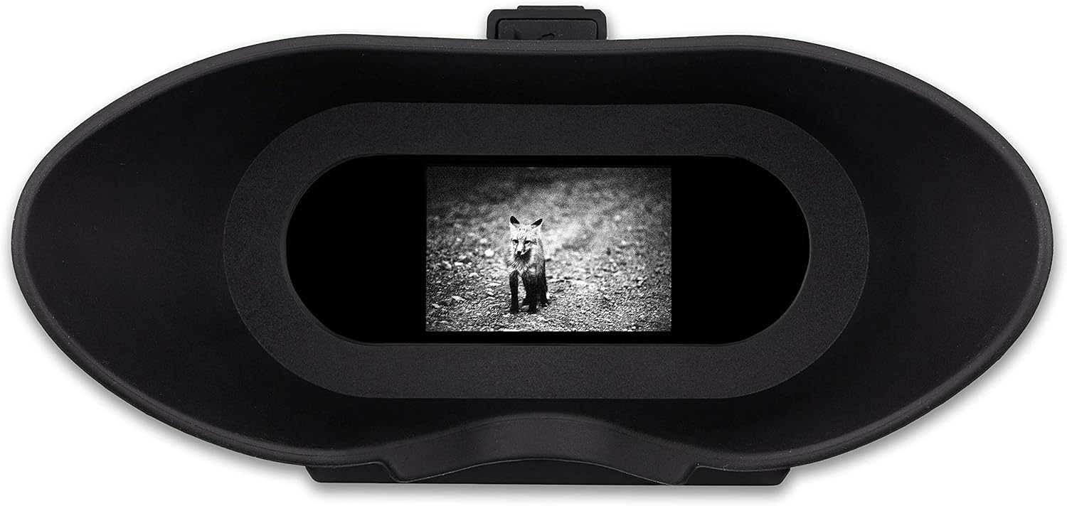 Nightfox Swift Night Vision Goggles | Digital Infrared | 1x Magnification | 75yd Range | Rechargeable Battery