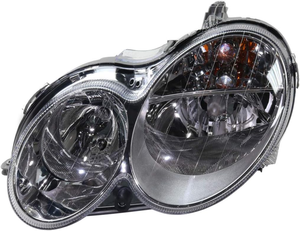 For Mercedes-Benz CLK55 AMG / CLK320 / CLK350 / CLK500 / C55 Sedan/Wagon Headlight Assembly 2002 03 04 05 2006 Driver Side | Halogen | CAPA | MB2502173 | 209 820 05 61