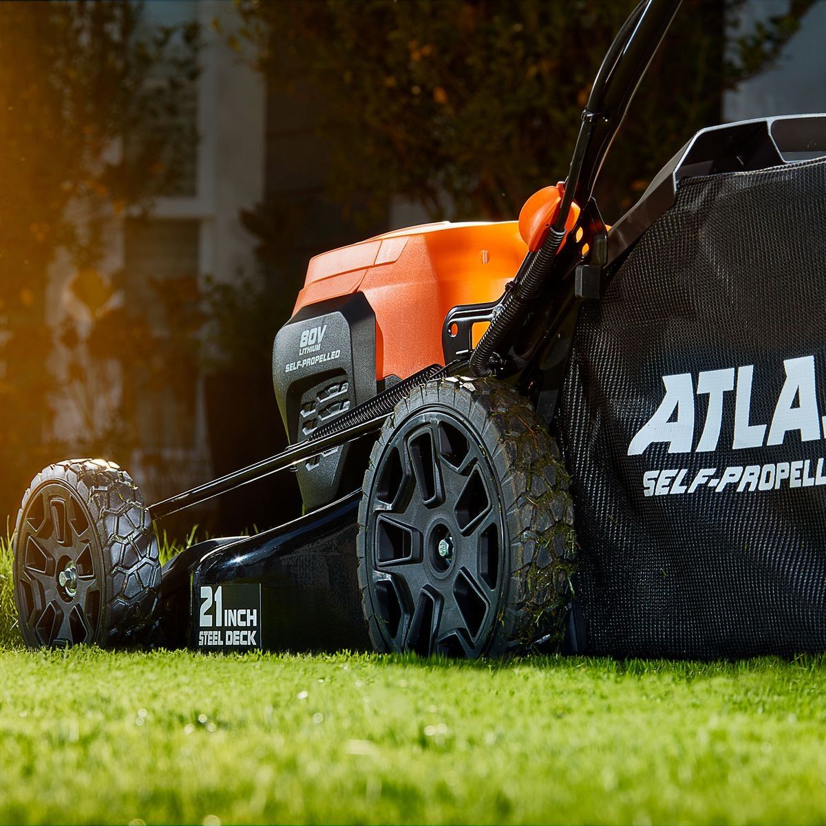 ATLAS 80V Brushless Cordless, 21 in. Self-Propelled Lawn Mower - Tool Only
