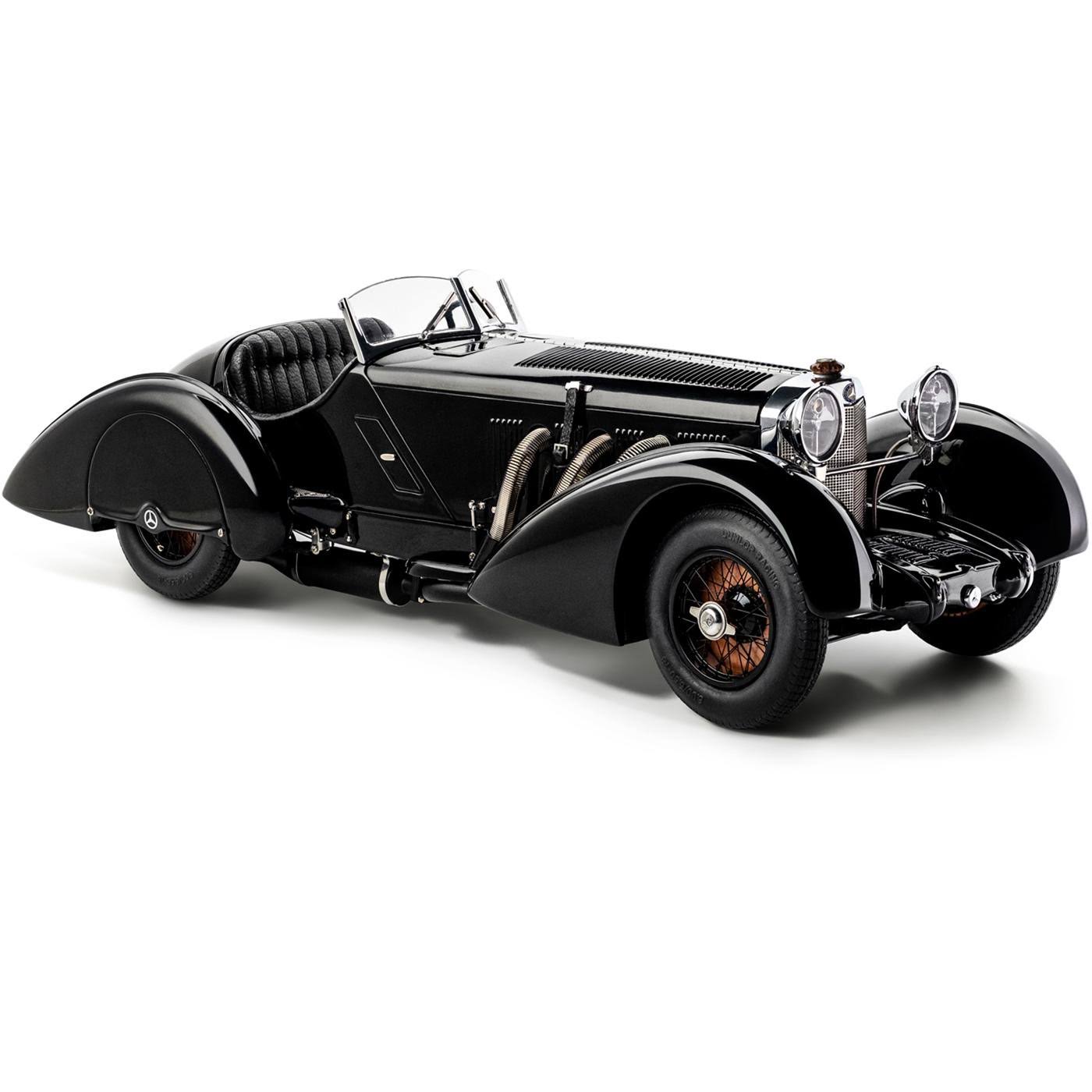 1932 Mercedes Benz SSK Trossi The Black Prince 1/18 Diecast Model Car by CMC