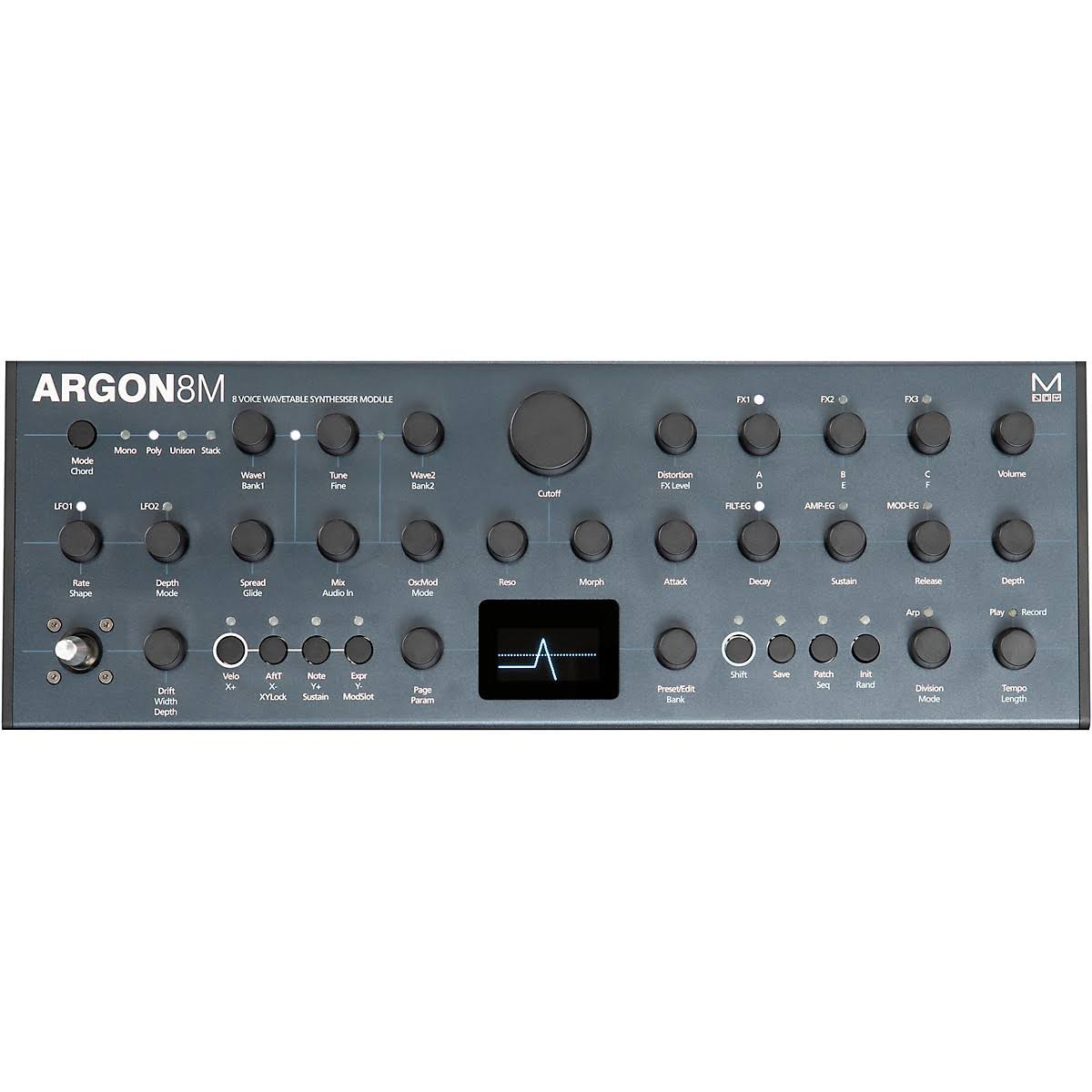 Modal Electronics Argon8M 8 Voice Wavetable Synthesizer Module