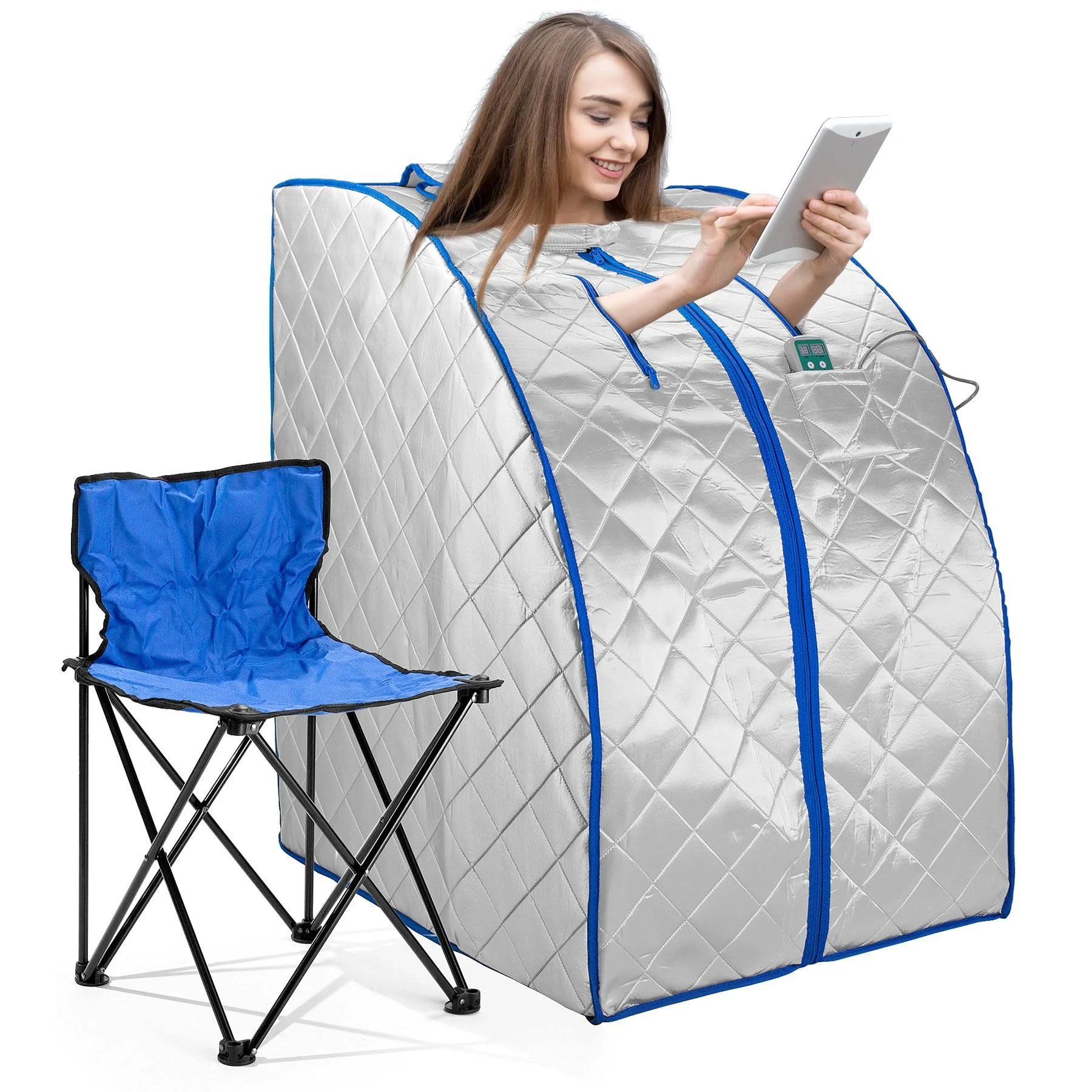 Durasage Infrared Sauna Ion Infrared IR Far Portable Indoor Personal Spa Sauna at Home