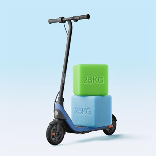 Segway Ninebot eKickScooter - Electric Scooter for Kids 6-14, w/t Adjustable Handlebar Height (Only C2 Pro) for Riders up to 132 lbs, Includes New Cruise Mode, UL-2272 Certified