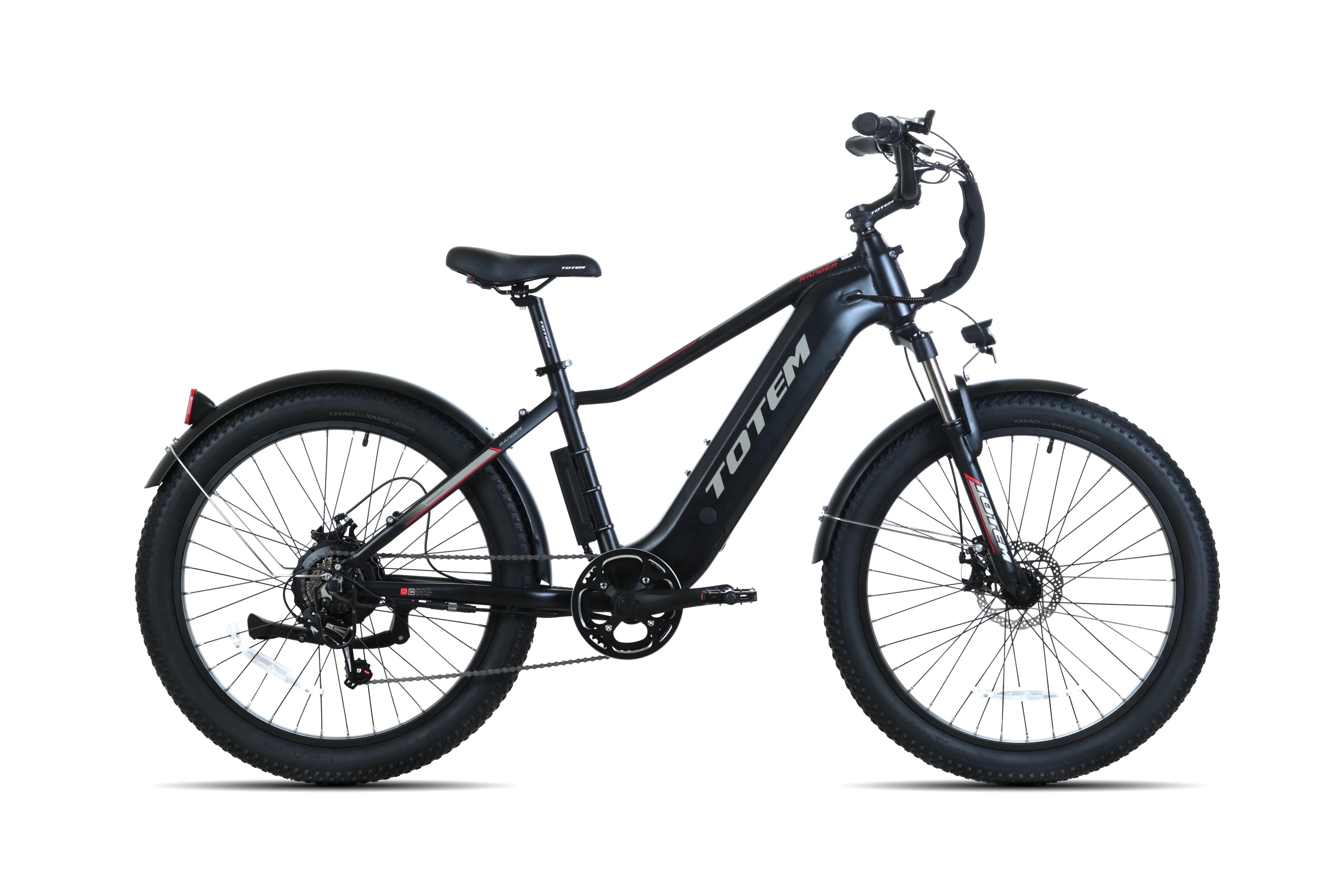 Ltmate Ranger eBike for Adults 26", 750W Powerful Motor, Ebike 48V 15Ah Removable Integrated Lithium Battery, Shimano 7 Speed Gears, and Mechanical Locking Suspension Fork, Black - Curated Treasures Market