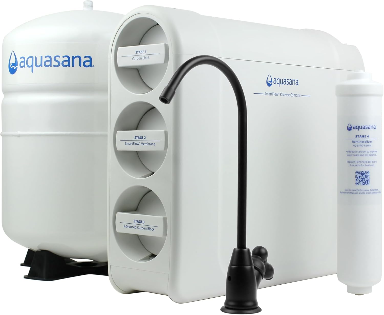 Aquasana Reverse Osmosis Water Filter System and InSinkErator Badger 5 Garbage Disposal Bundle