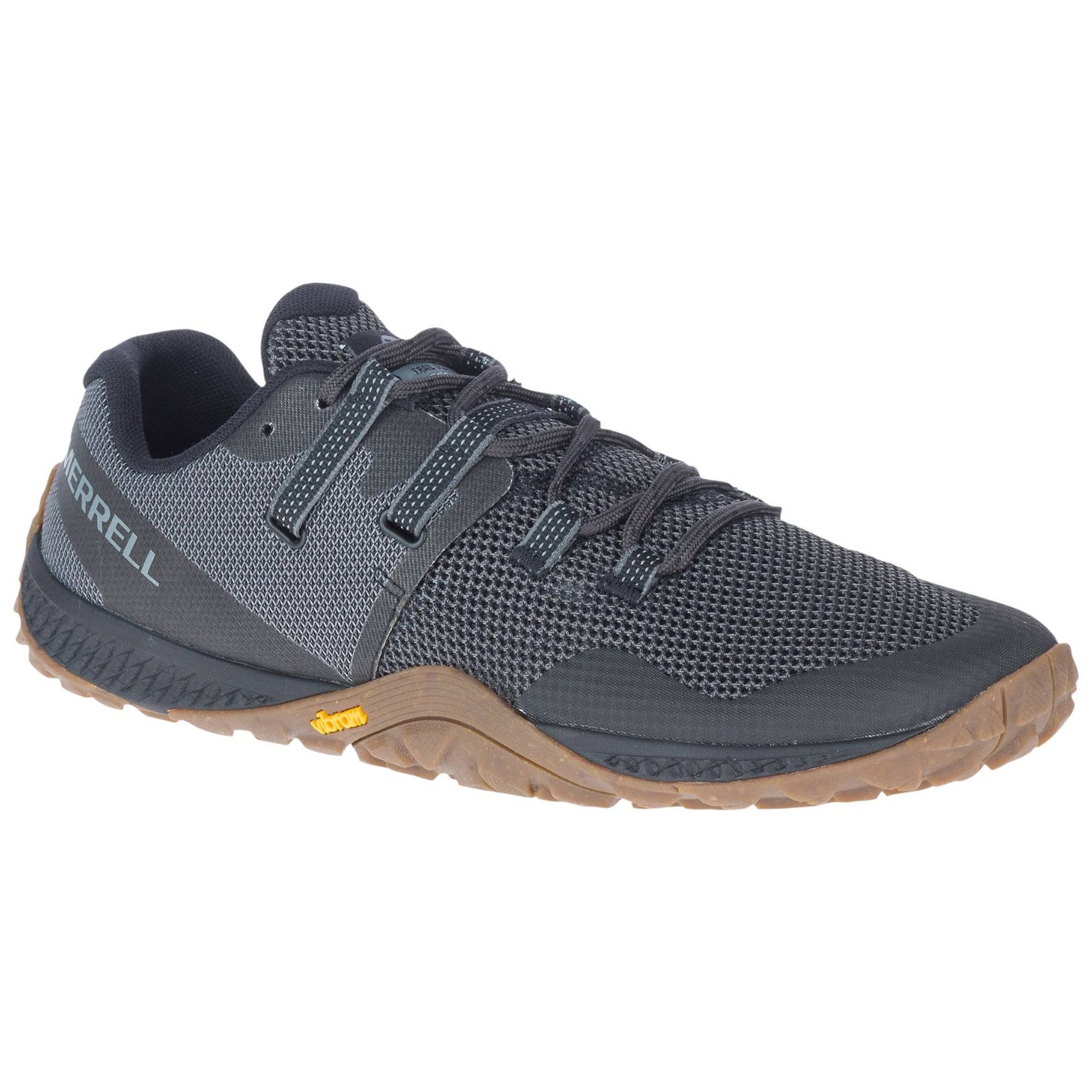 Merrell Men&s Trail Glove 6 - 11.5 / Black/Gum