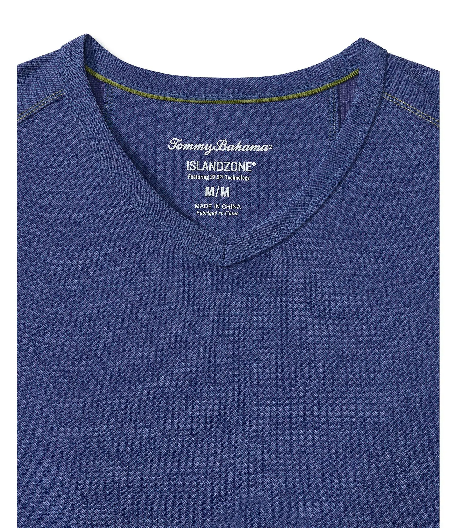 Tommy Bahama Tropicool Paradise V-Neck Tee - Blue