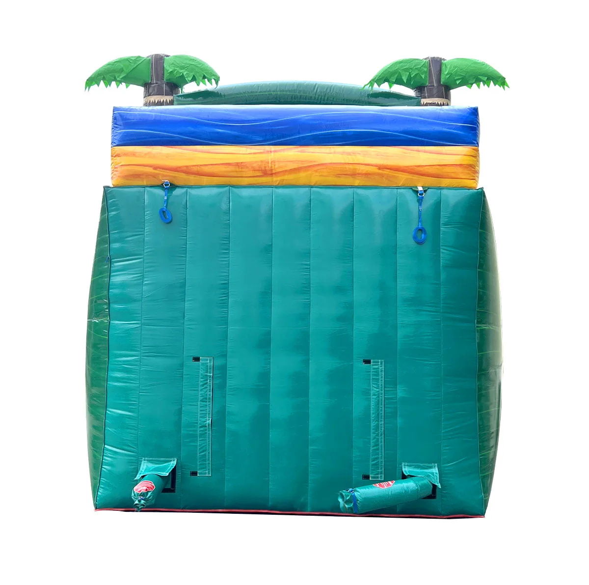 TentandTable Commercial Inflatable Water Slide, Rainbow Double Lane with Blower, 13'