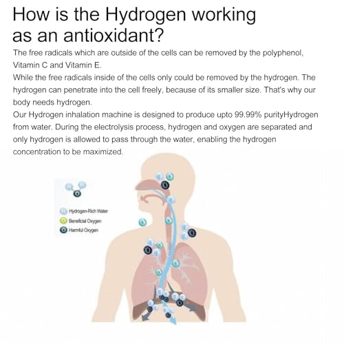 Hydrogen Water Generator, 550ml Smart Hydrogen Water Machine with LED Lights Water Ionizer Multifunctional Hydrogen Rich Water Machine
