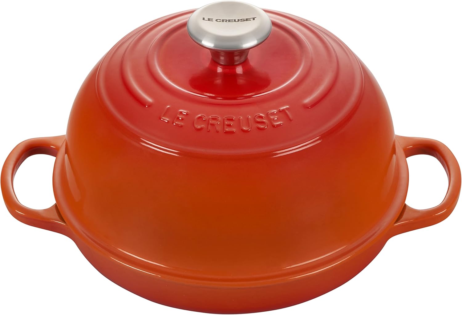 Le Creuset Signature Enameled Cast Iron Bread Oven, 1.75qt. (9.5"), Flame