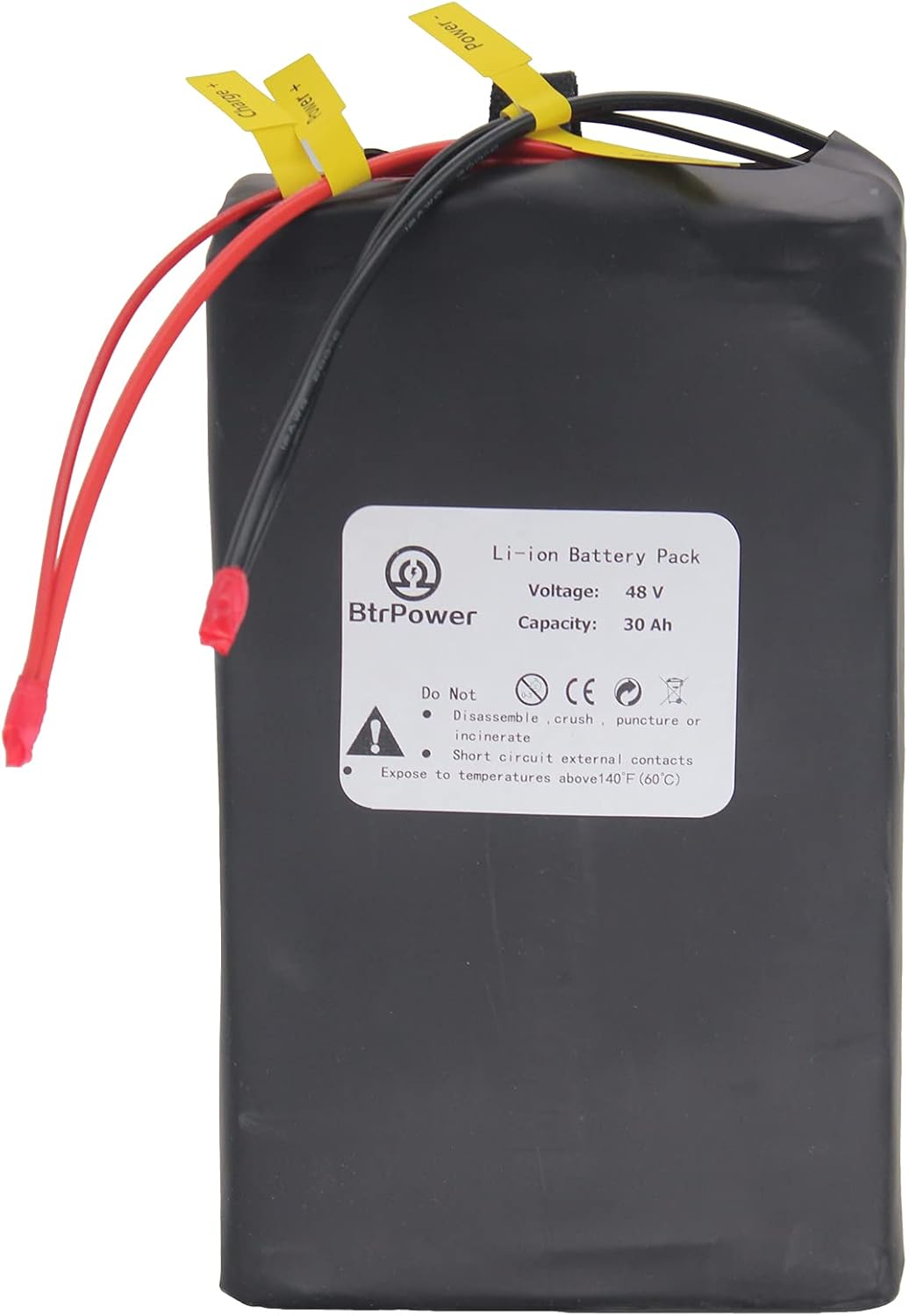 Ebike Battery 48V 10AH 18AH 20AH 30AH 50AH Lithium Ion / LiFePO4 Battery Pack with 5A Charger,50A BMS for 300W-3000W Motor
