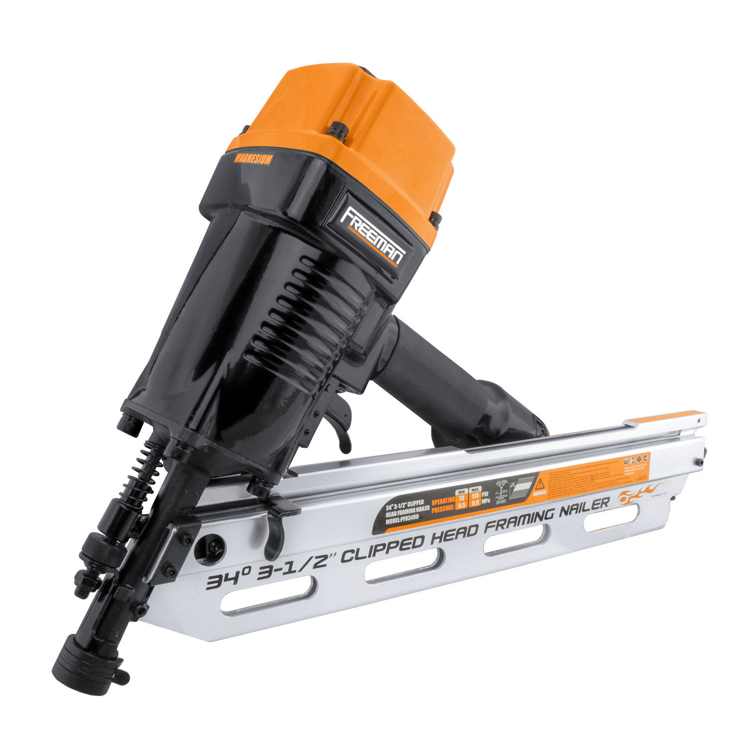 Freeman PFR3490 3-1/2 in. 34 Degree Clipped Head Framing Nailer