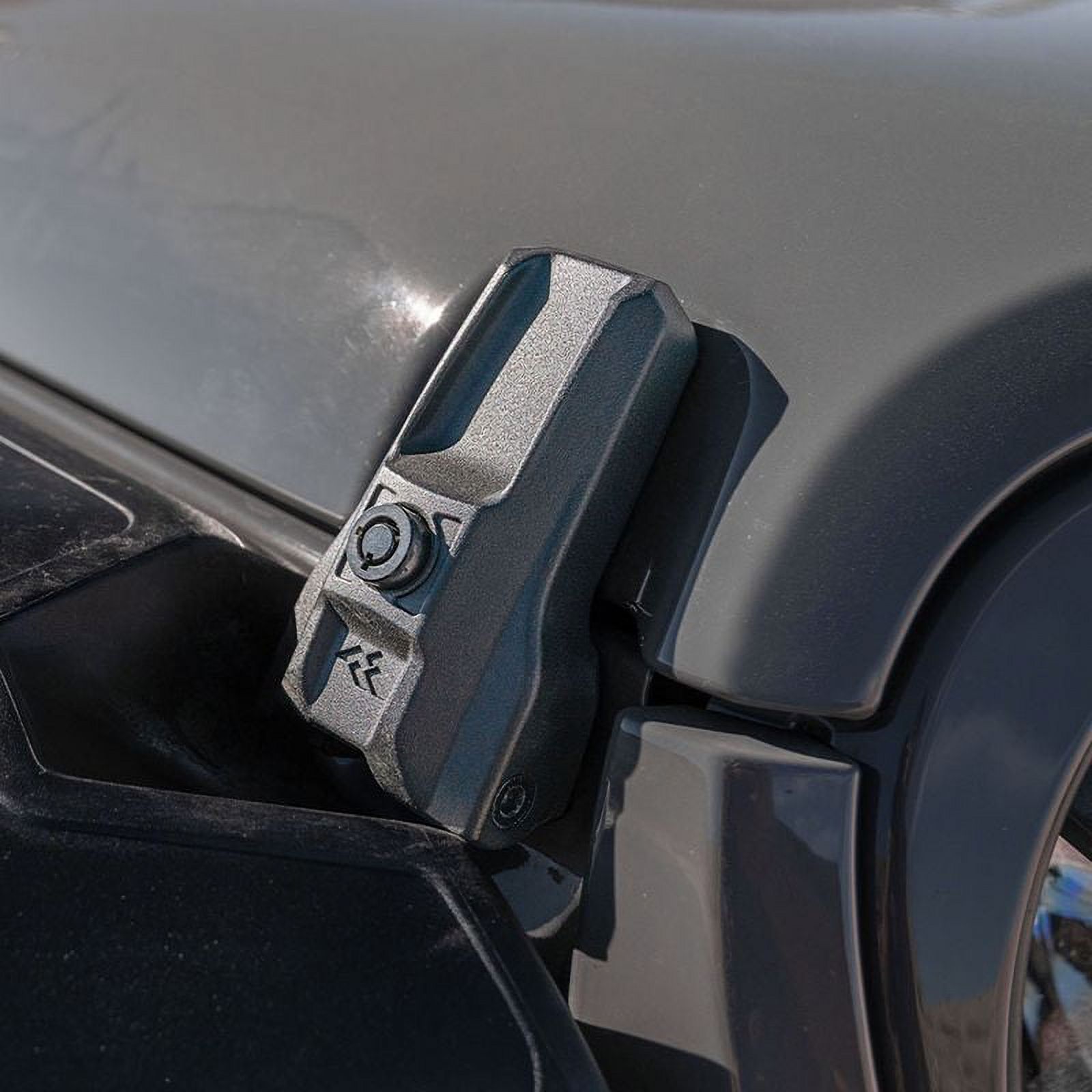 Rugged Ridge by RealTruck | 11210.32 Hood Catch Kit Compatible with 2018-2023 Gladiator Wrangler (JL) Compatible with Select: 2015-2017 Jeep Wrangler Unlimited, 2020 Jeep Wrangler
