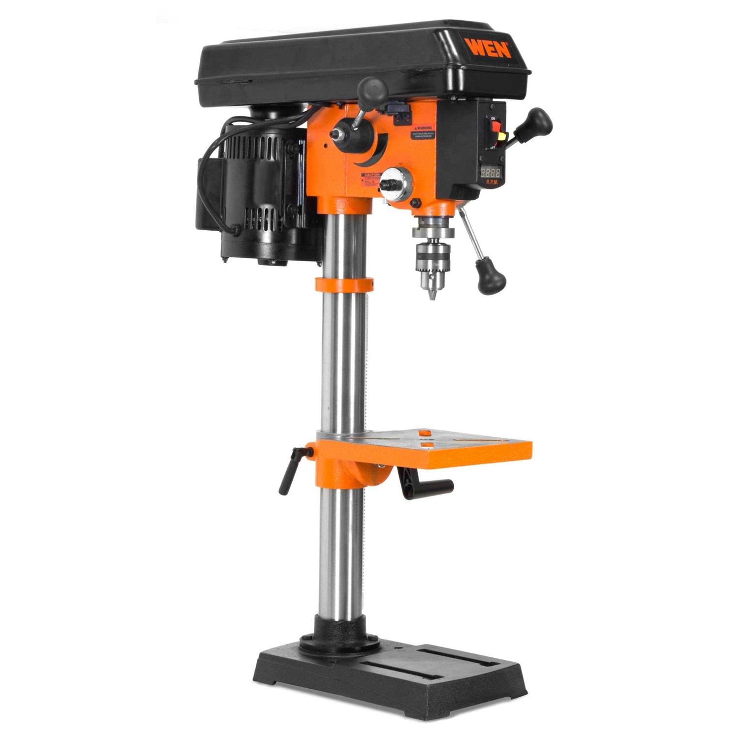 WEN 5-Amp 10-Inch Variable Speed Cast Iron Benchtop Drill Press with Laser - Shop Hardware Tools Online Store