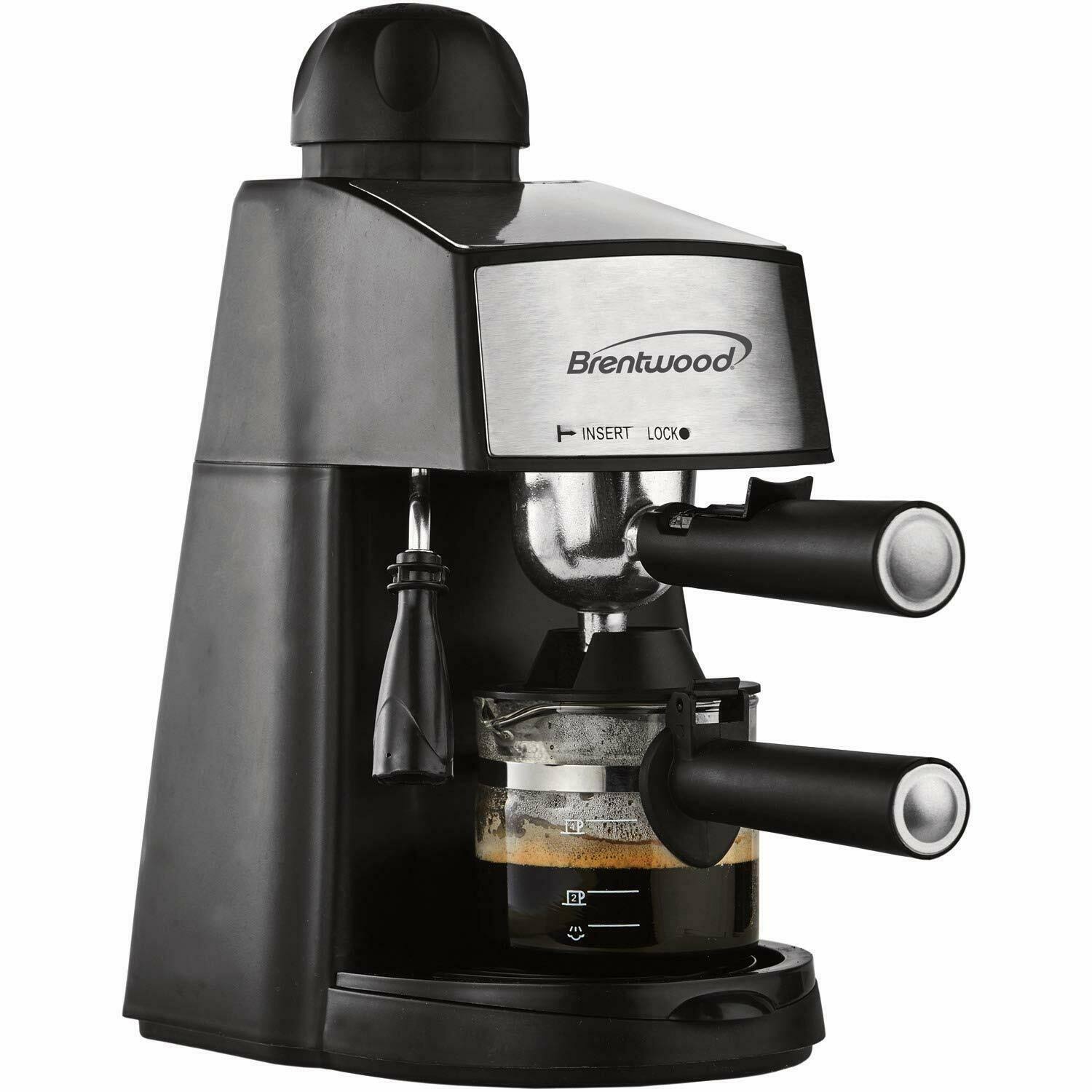 Brentwood GA-125 Espresso and Cappuccino Maker, Black