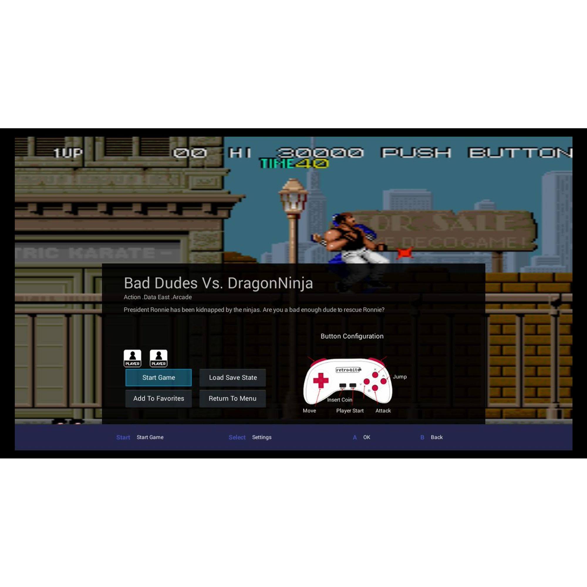 Retro-bit Super Retro-Cade Plug and Play Game Console