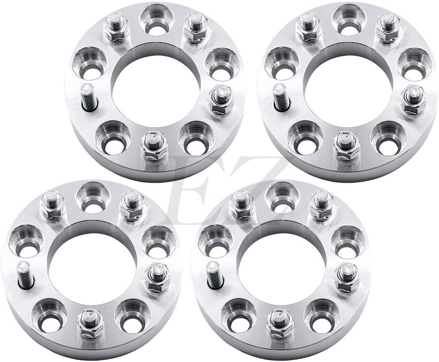 EZAccessory 4 Wheel Adapters 5 Lug 5.5" to 5 Lug 4.75" Thickness 1.25 Inch