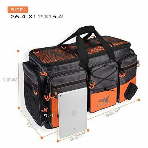 KastKing Fishing Tackle Bags - Large Saltwater Resistant Fishing Bags - Fishing Tackle Storage Bags