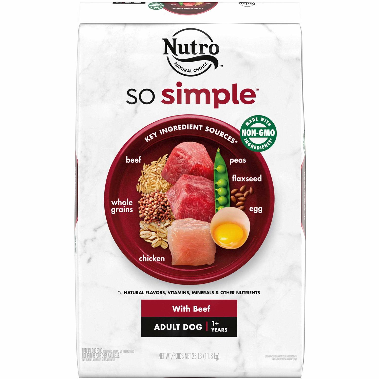 Nutro So Simple Beef Adult Dry Dog Food - Pet Supplies online store