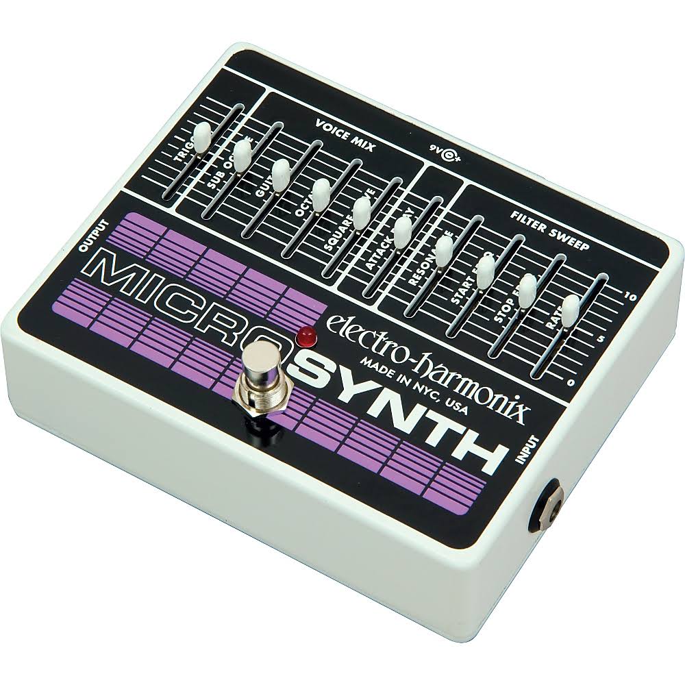 Electro Harmonix Microsynth Analog Guitar Synthesizer Pedal