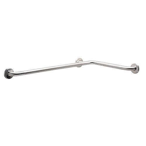 CSI Bathware L-Shaped Horizontal Angled Bathroom Safety Bar