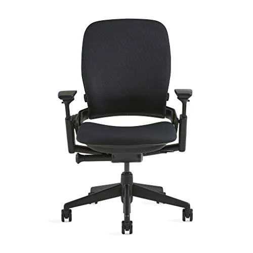 Steelcase Leap Fabric Chair, Black, -