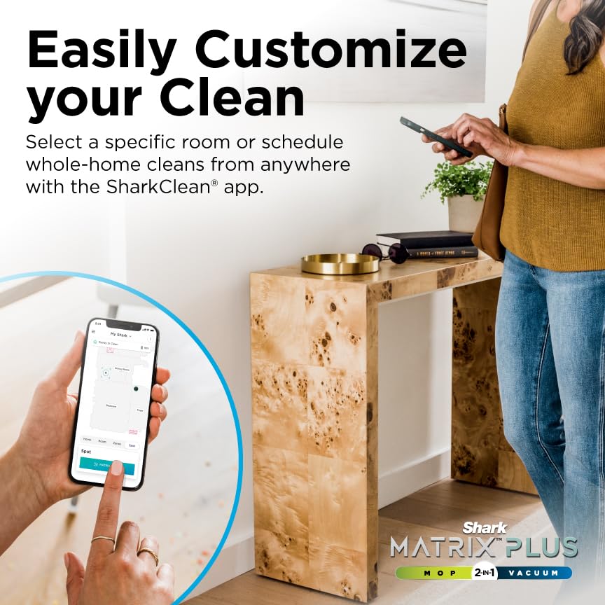 Shark AV752 ION Robot Vacuum, Tri-Brush System, Wifi Connected, 120 Min Runtime, Works with Alexa, Multi Surface Cleaning, White