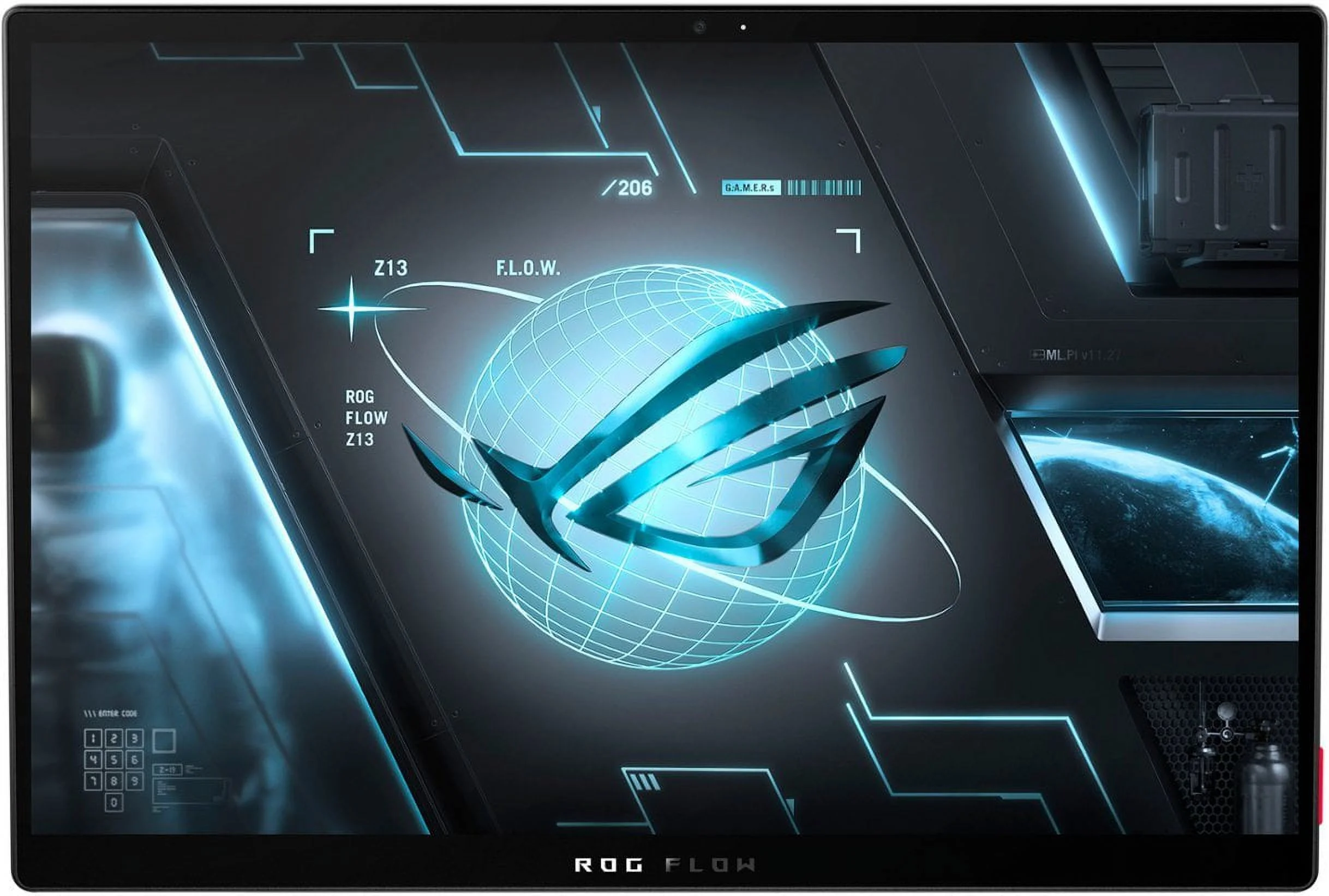 ASUS - ROG 13.4" Touchscreen Gaming Tablet - Intel Core i9 - 16GB Memory - NVIDIA GeForce RTX 3050 Ti V4G Graphics - 1TB SSD - Black