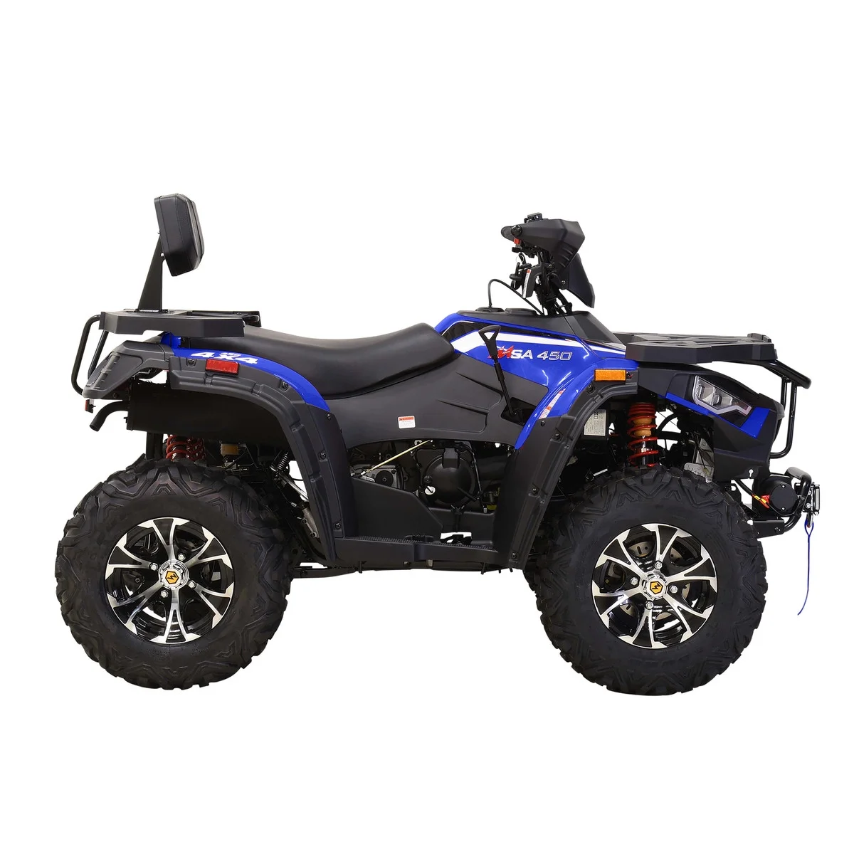 Massimo Motors New MSA450F EFI 352cc 25 HP 4 Stroke Engine All-Terrain Vehicle ATV Blue - Curated Treasures Market
