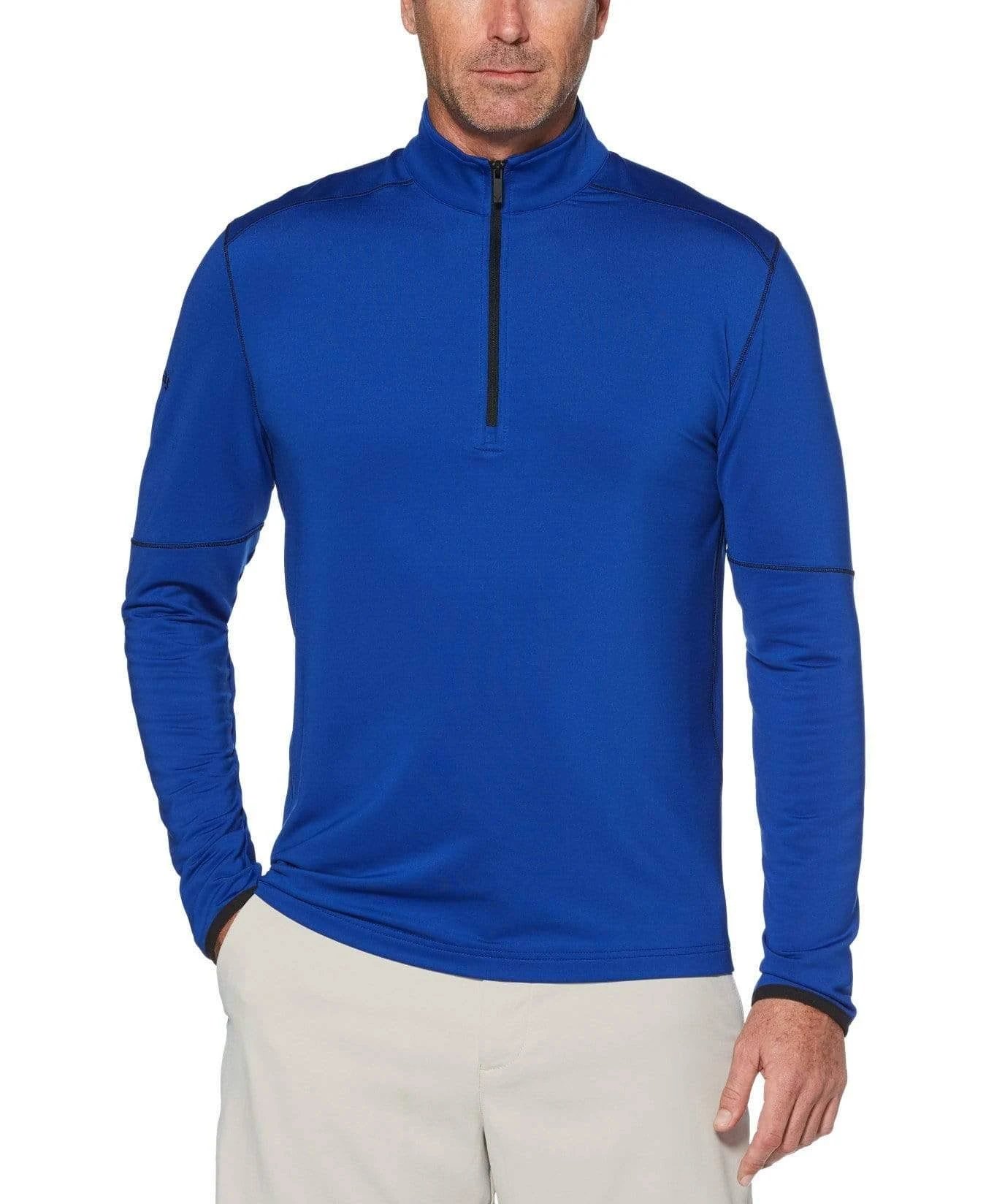 Callaway Swing Tech Outlast Mens Golf 1/4 Zip, Surf The Web / S