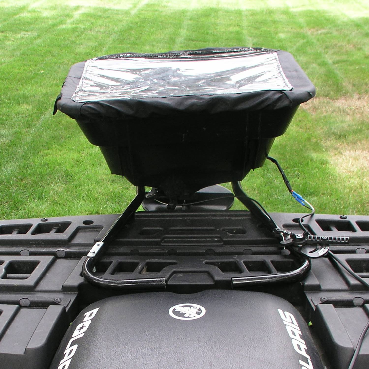 Field Tuff 12V ATV Broadcast Seed and Fertilizer Spreader