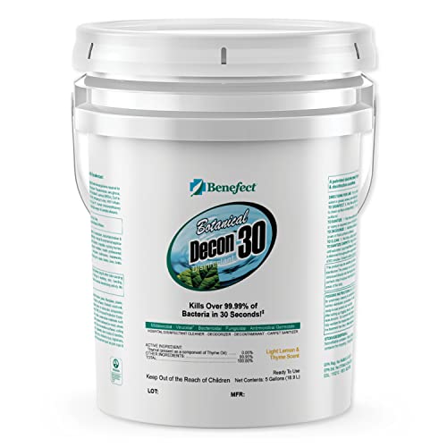 Benefect Decon 30 All-Natural Spray Disinfectant and Multipurpose Cleaner, Pump Spray Bottle, 4 ounce