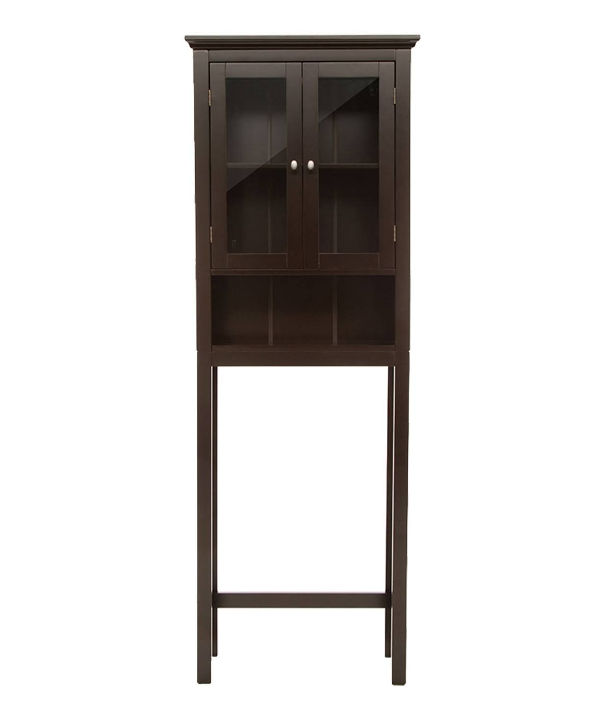 Glitzhome Bathroom Cabinet Spacesaver, Espresso (Brown)