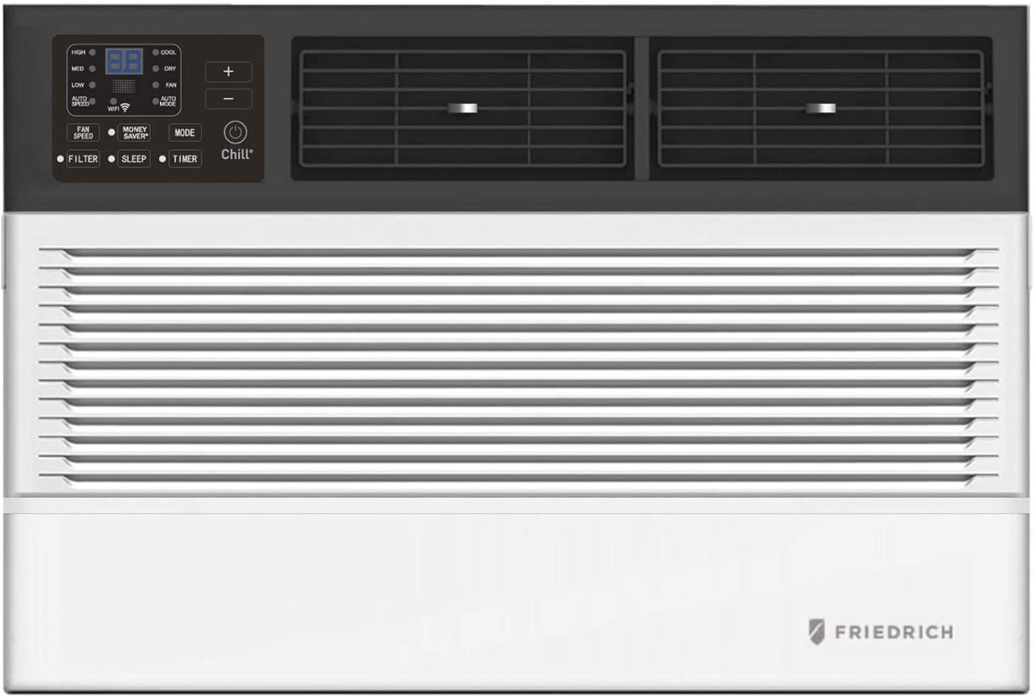 Friedrich CEW12B33A Chill Premier Smart Air Conditioner Window Unit, WiFi Mobile Control, White, Heating & Cooling Capacity (12000 BTU)