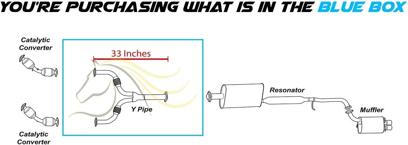 Stainless Steel Exhaust Y-Pipe fits: 2004-2006 G35X sedan 2003-2005 FX35 FX45