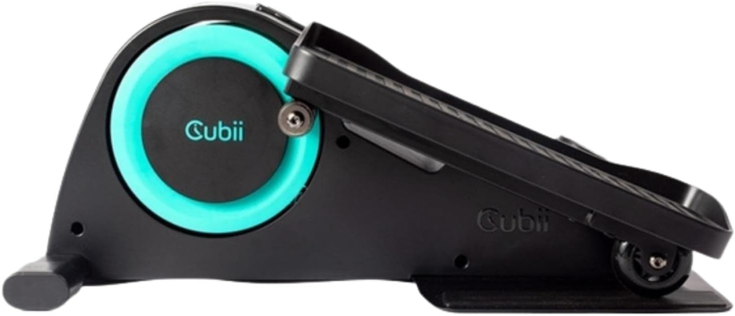 Cubii Jr. - Seated Under-Desk Elliptical - Get Fit While You Sit - Built-In Display Monitor - Whisper-Quiet - Adjustable Resistance - Easy to Assemble (Renewed)