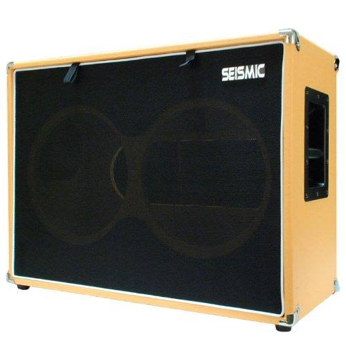 Seismic Audio Empty Orange Tolex 2x12x22 Guitar Speaker Cab Cabinet 212