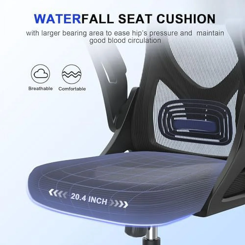 Office Chair - Ergonomic Desk Chair with Adjustable 2D Headrest &amp; Lumbar Support  Til t&amp; Height Adjustment  Office Desk Chairs