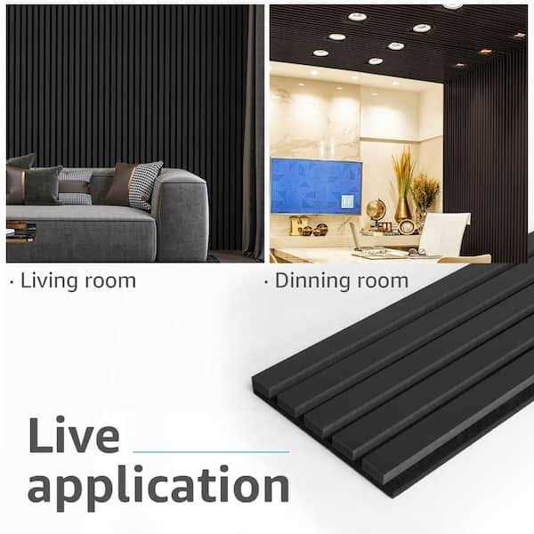 Art3dwallpanels 0.83 in. x 0.65 ft. x Wood Slat Acoustic Panels - Shop Hardware Tools Online Store