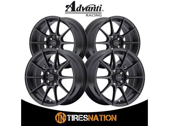 Advanti Racing Storm S1 Wheel Matte Black 17x8 +45 5x108