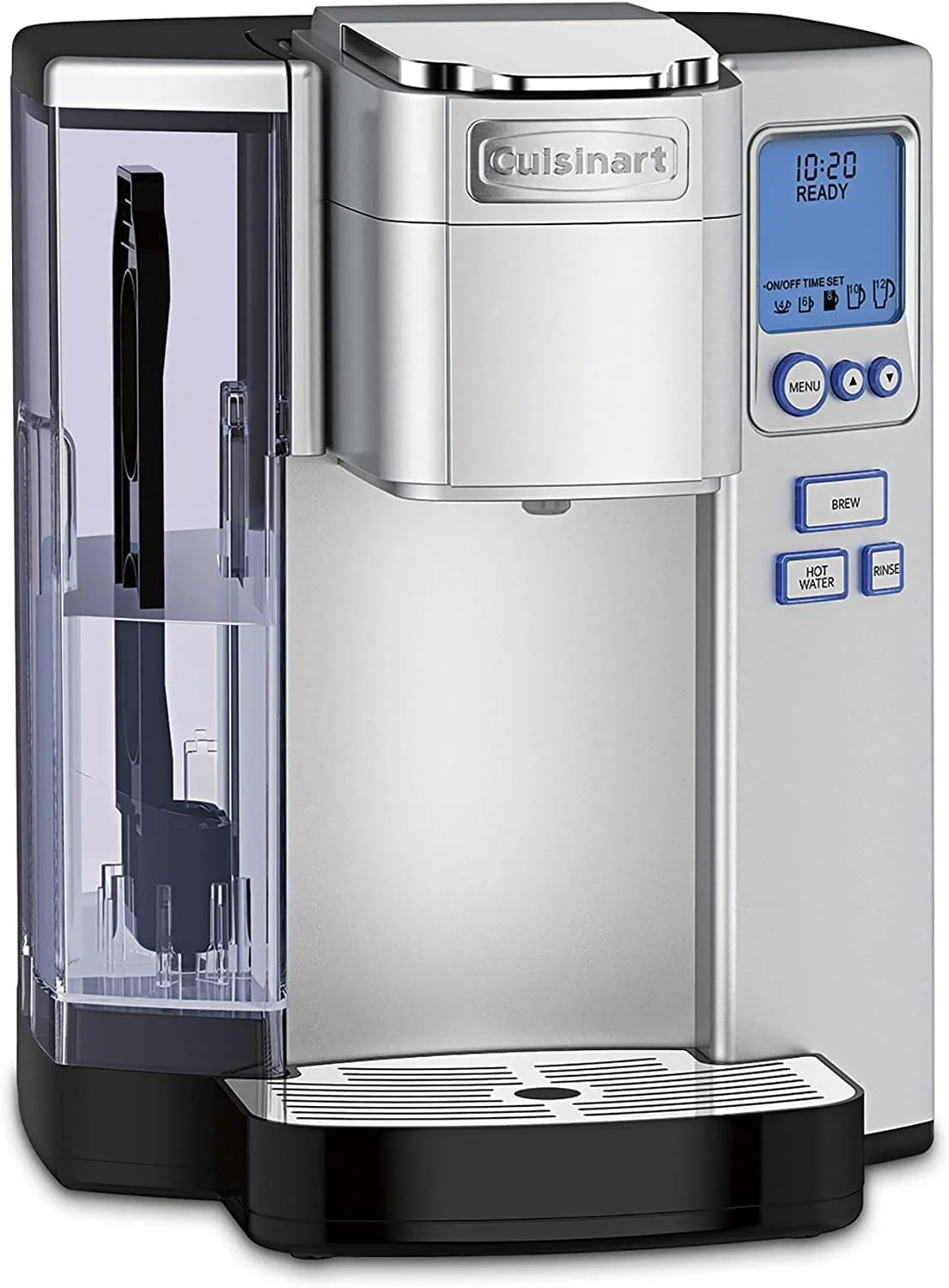 Coffee Maker by   Single Serve 72-Ounce Reservoir Coffee Machine  Programmable Brewing & Hot Water Dispenser  Stainless Steel  SS-10P1
