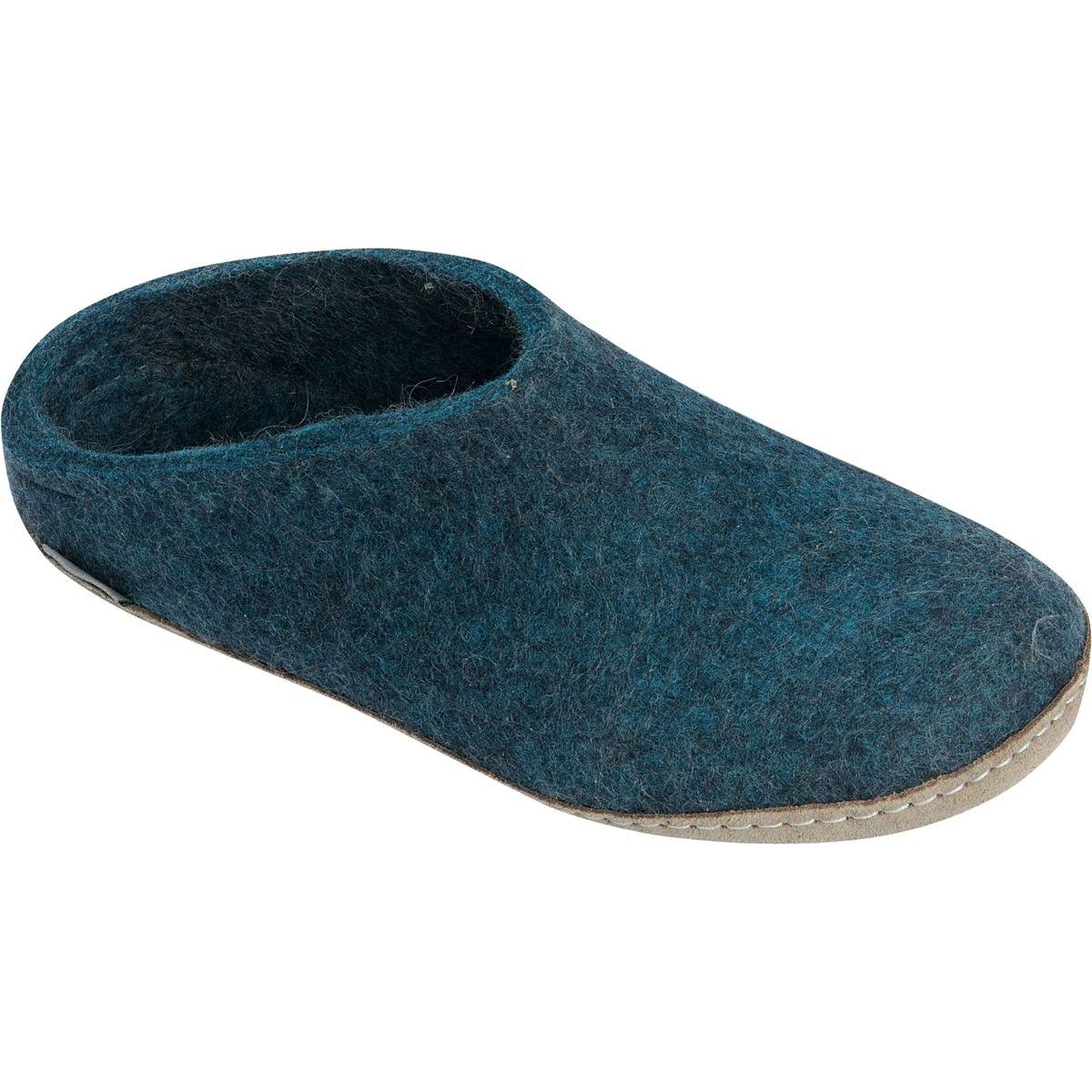 Glerups Open Heel Petrol