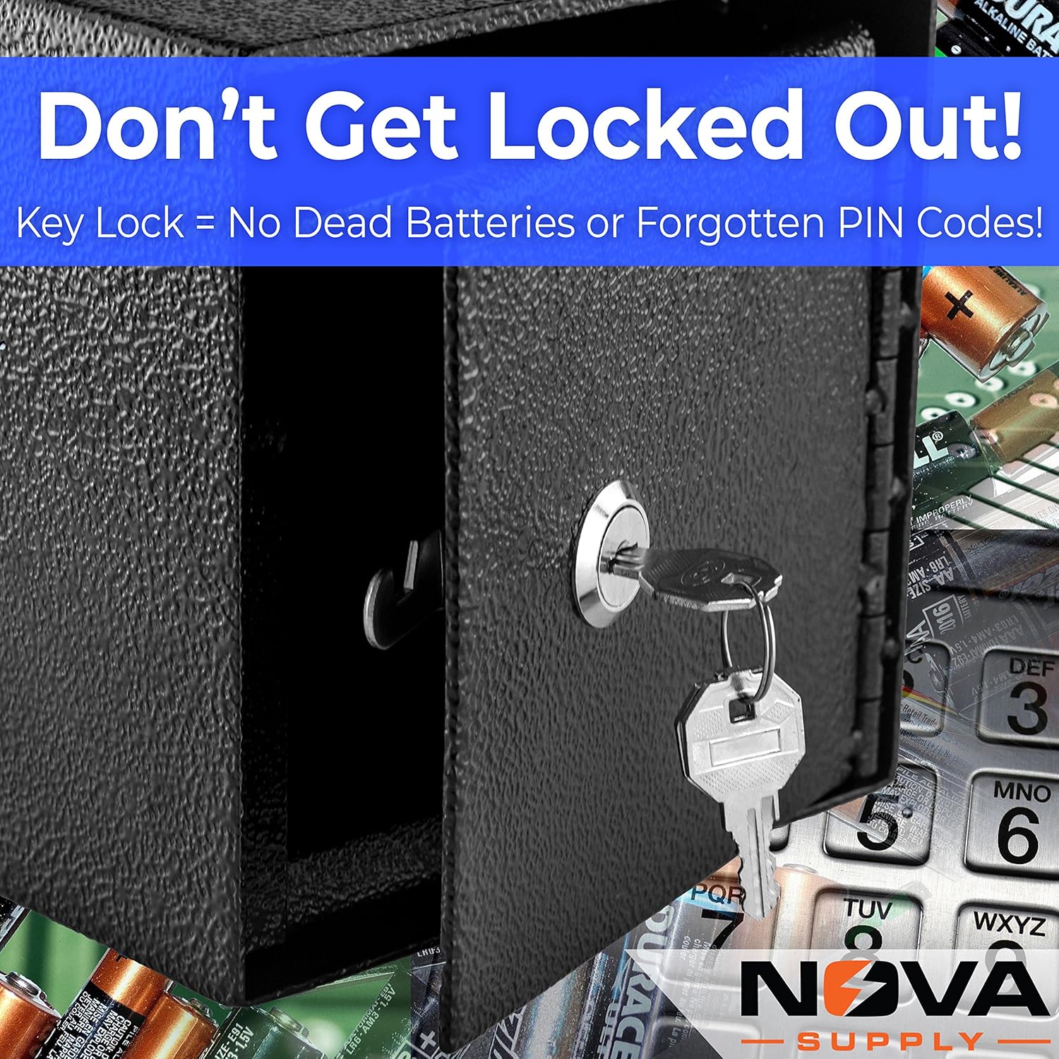 Mountable Cash Drop Box with Tamper-Proof Slot. Great as a Key Depository Or Deposit Safe for Hotels, Apartments Or Retail. Highly Secure Thick Steel and Key Lock! Pre-Drilled for Easy Wall Mounting!