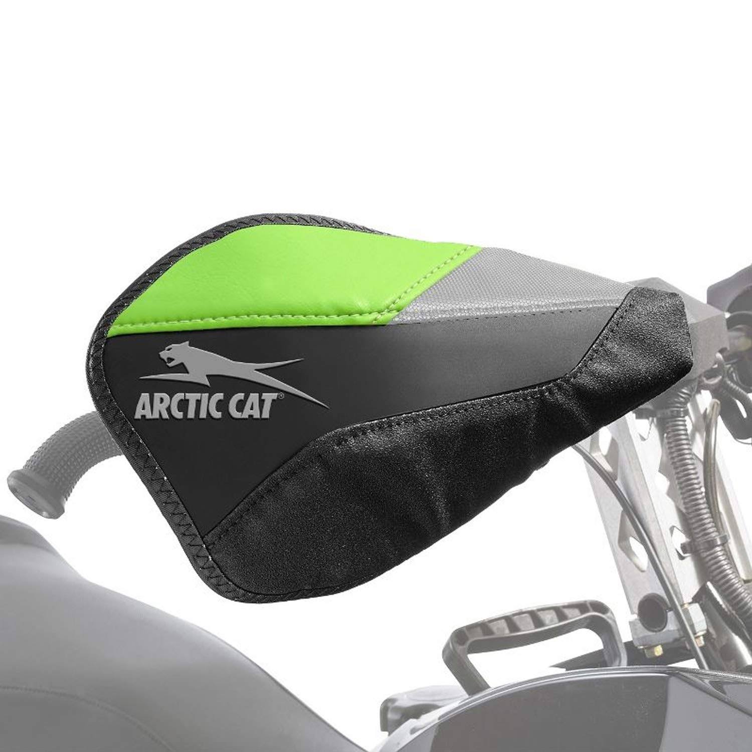 Arctic Cat New OEM Black u0026 Green Rox Flex-Tec Hand Guards u0026 Mounts, 7639-886