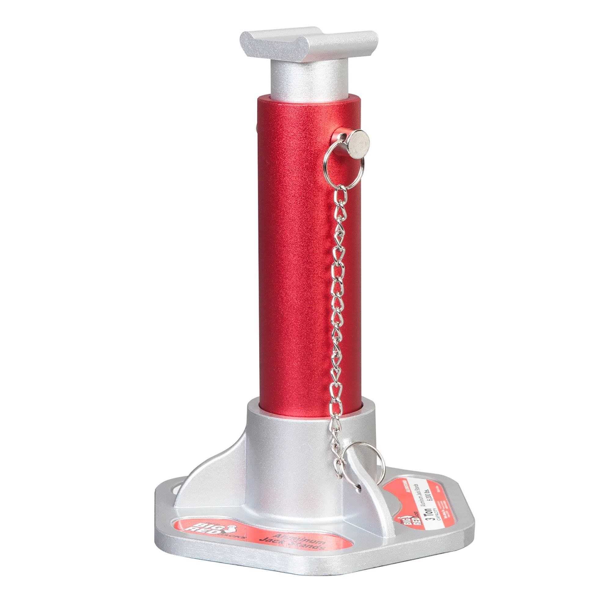 Torin T43004 Big Red Double Locking Aluminum Jack Stands: 3 Ton Capacity, 1 Pair