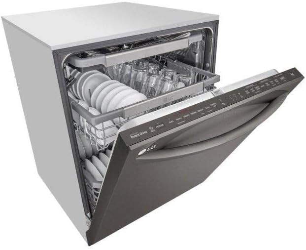 LG LDT7808BD 42dB Black Stainless Top Control Dishwasher