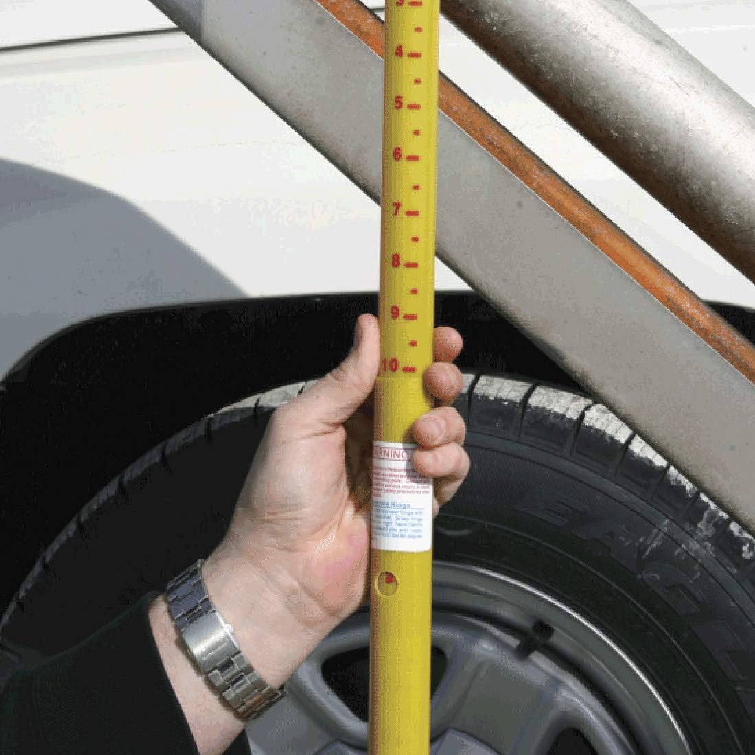 VULCAN The Original Quick Click Height Stick - Measures Up to 15 Feet