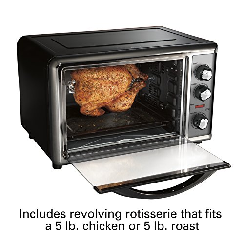 Hamilton Beach 31107D Convection Countertop Toaster Oven with Rotisserie