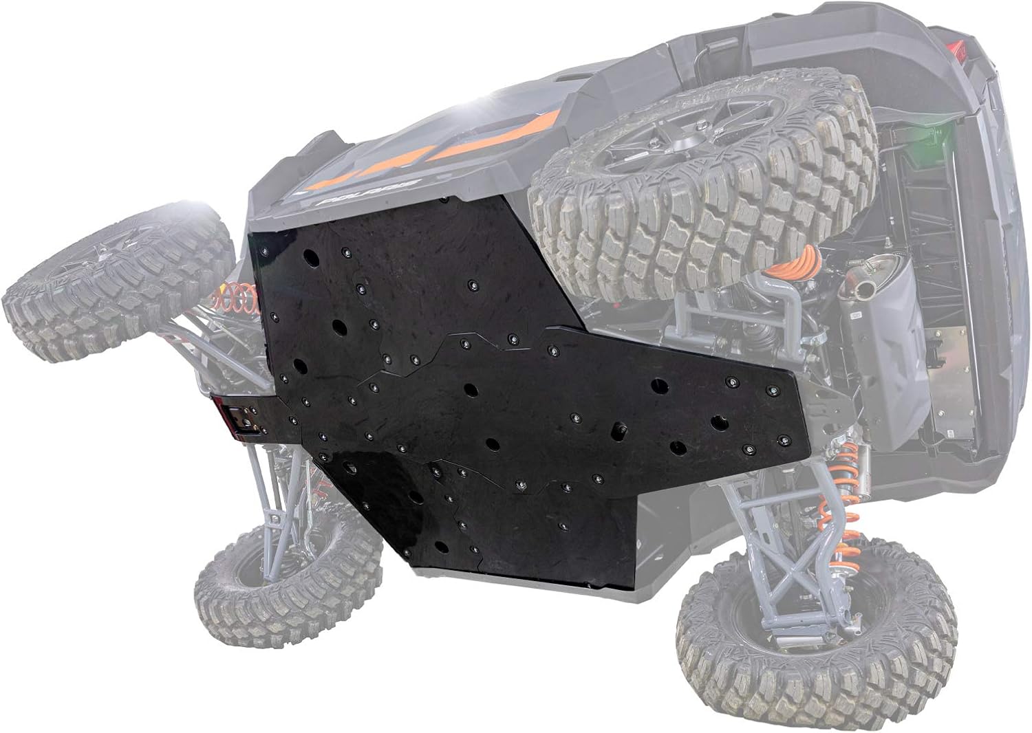 SuperATV 1/2 Thick UHMW Skid Plate for 2020+ Polaris General XP | Fully protect your machine's undercarriage! | Made in the USA