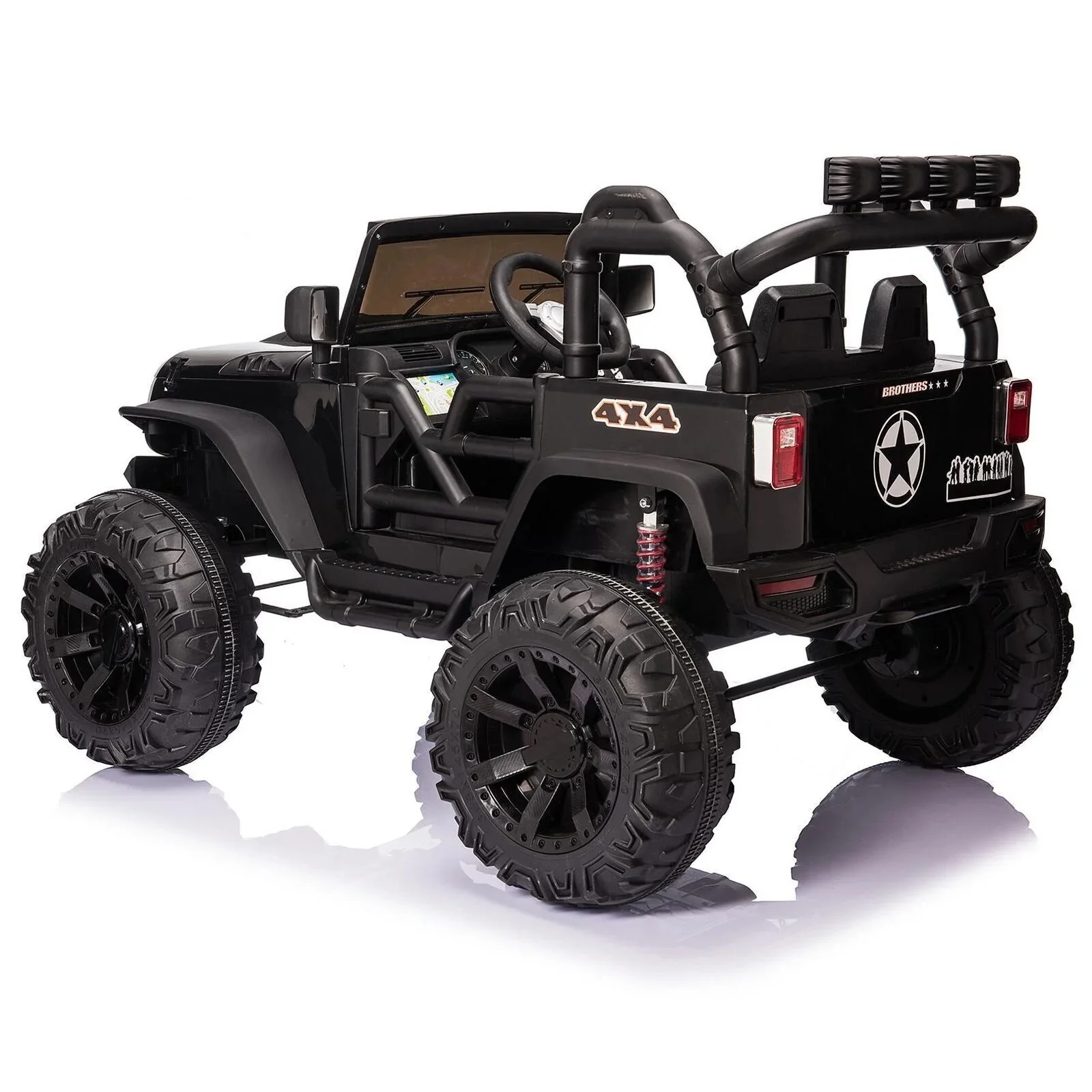 Electric 24V Kids Ride on Truck Car Jeep MP3 LED w/Remote Control - 2 Seats, 400W - Curated Treasures Market